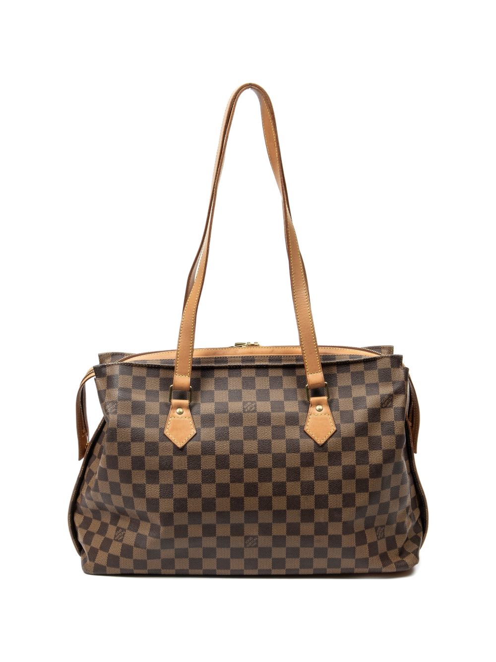 1997 GM Columbine Centenaire checkerboard shoulder bag