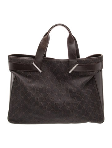 GG Denim Tote Vintage