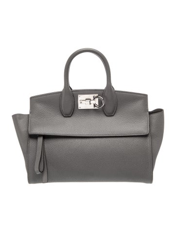 Leather Top Handle Bag