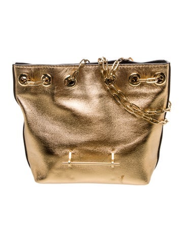 M2Malletier Leather Shoulder Bag