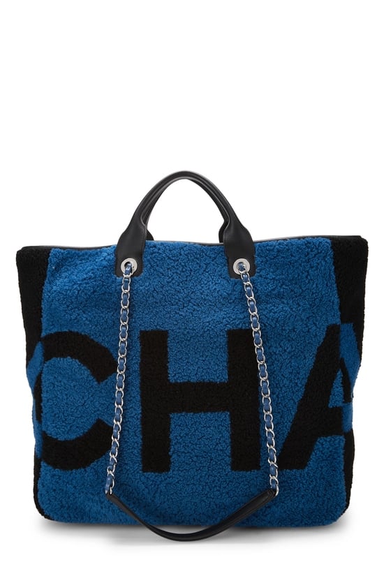 Blue Shearling Deauville Large