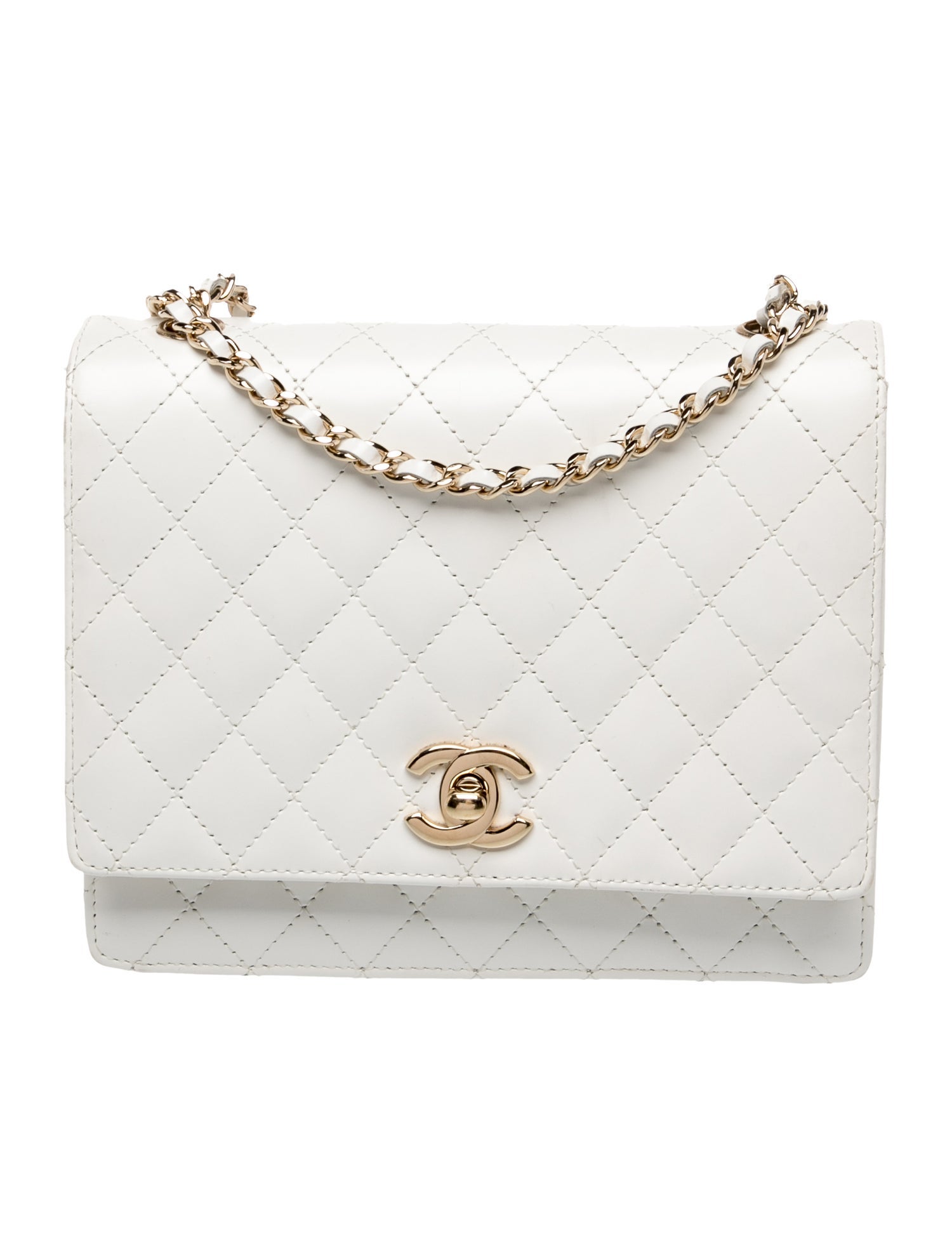 Quilted Square Flap Bag