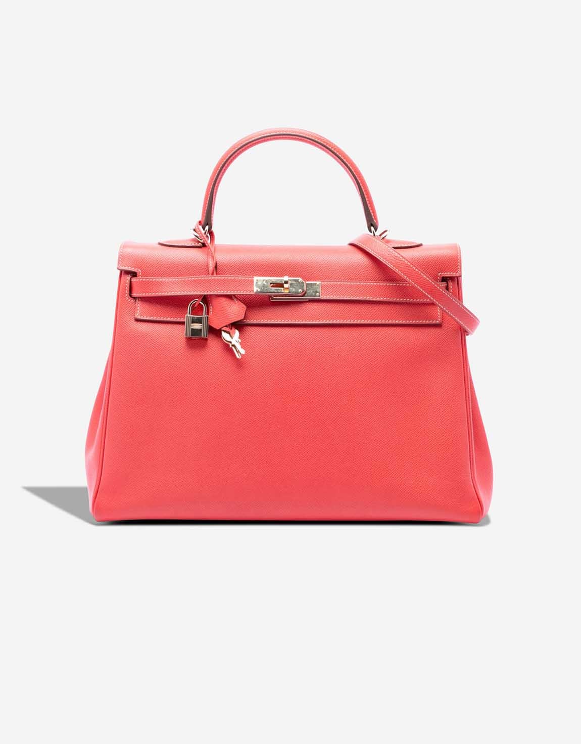 Hermes 
		Kelly Candy 35 Epsom Rose Jaipur / Gold    