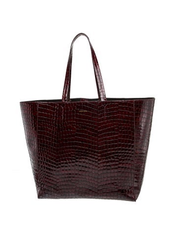 Anine Bing Embossed Leather Tote