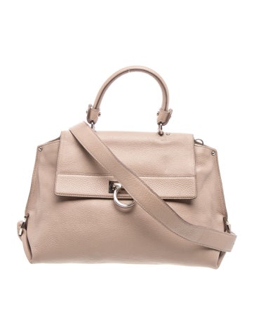 Leather Top Handle Bag