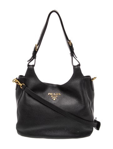 Vitello Daino Leather Shoulder Bag