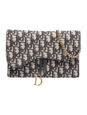 Oblique Jacquard Saddle Small
