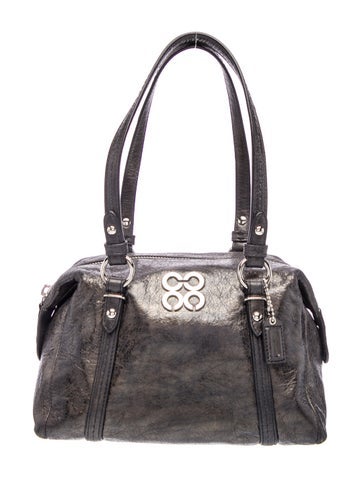 Leather Top Handle Bag