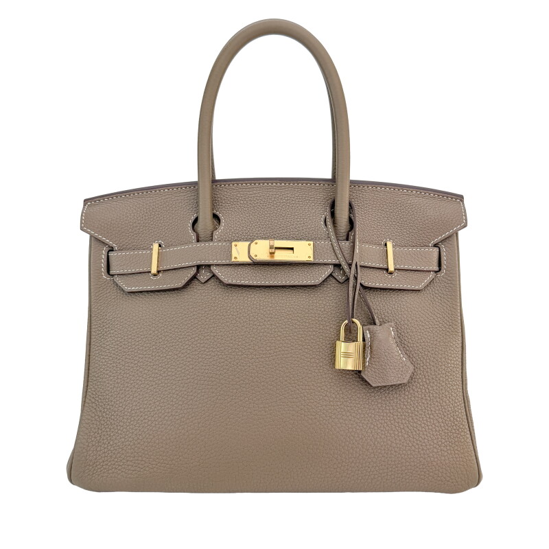 Etoupe Togo Birkin 30 Gold Hardware, 2012