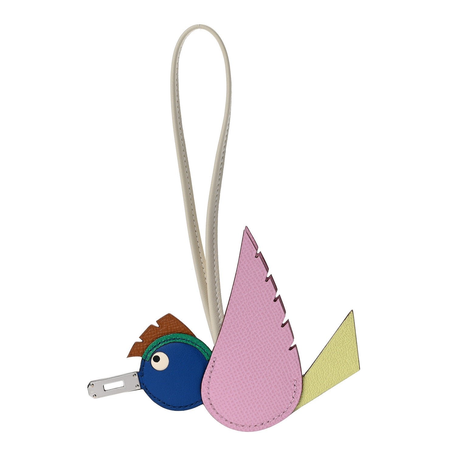 Hermes Epsom Swift Chevre Mysore Birdy Bag Charm Mauve Sylvestre Jaune Bourgeon Bleu De France Menthe Gold Craie