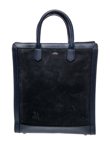 A.P.C. Leather Top Handle Bag