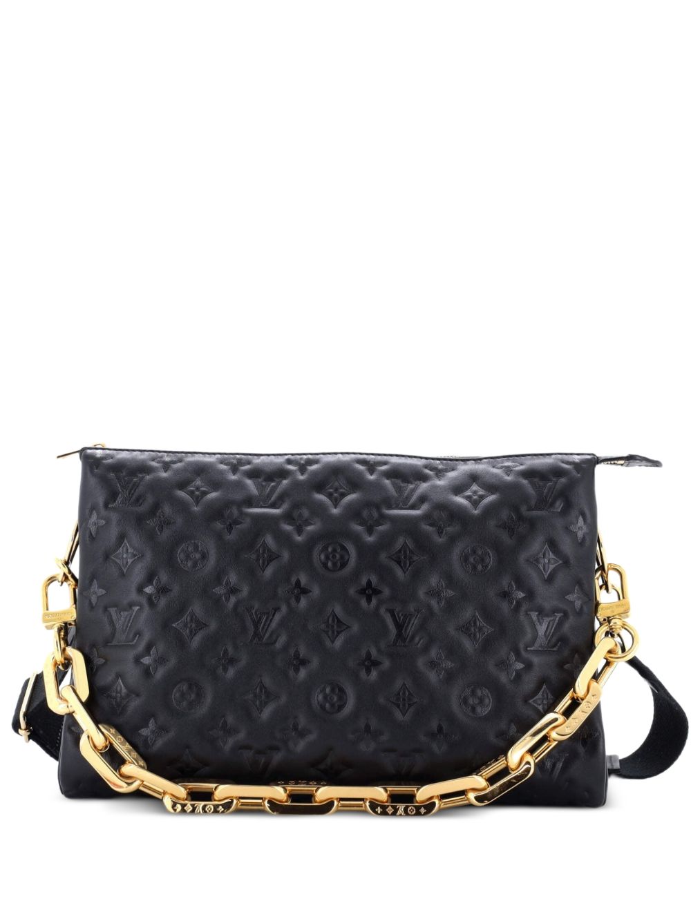 Coussin Bag Monogram Embossed Lambskin MM crossbody bag