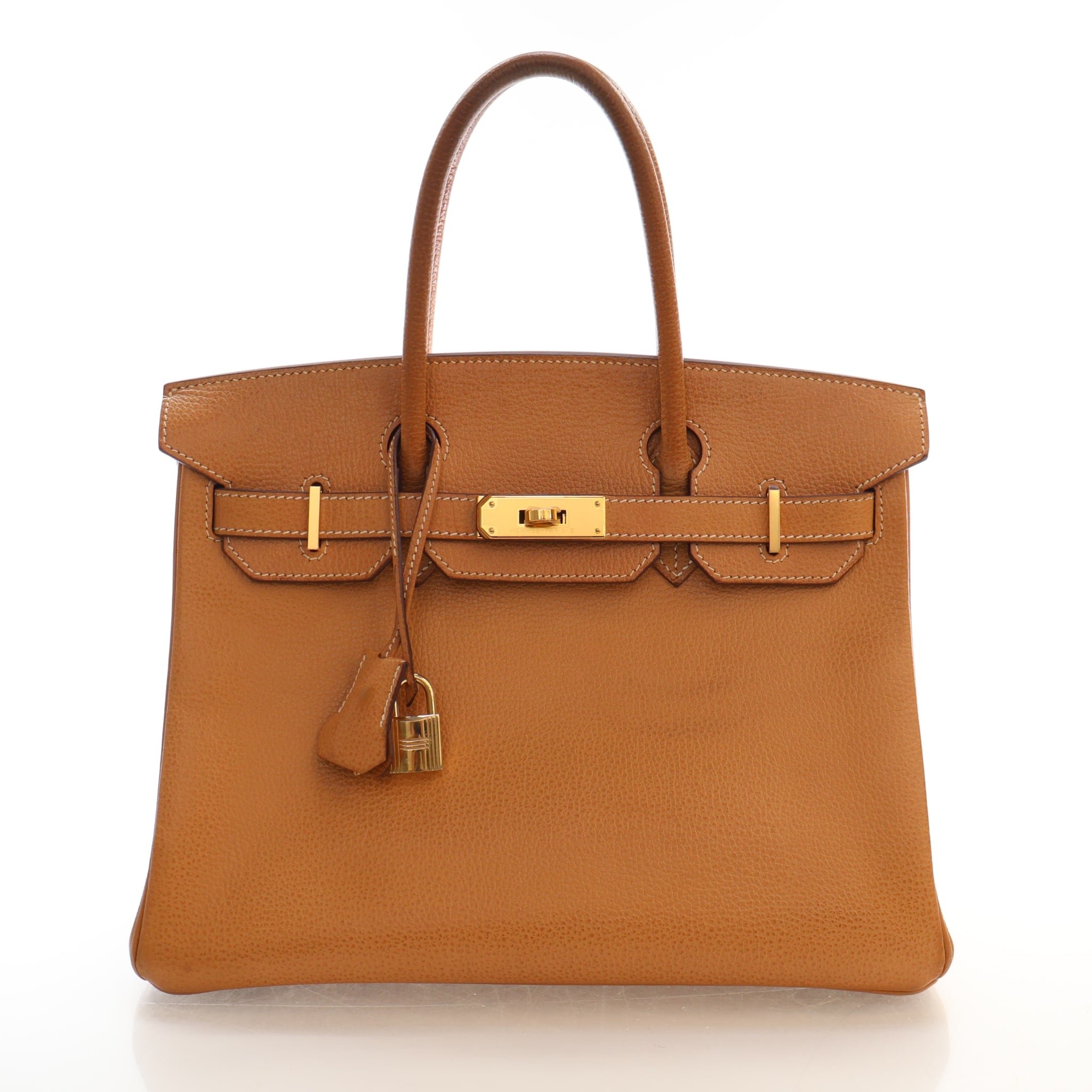 Hermes Vintage Gold Ardennes Birkin 30