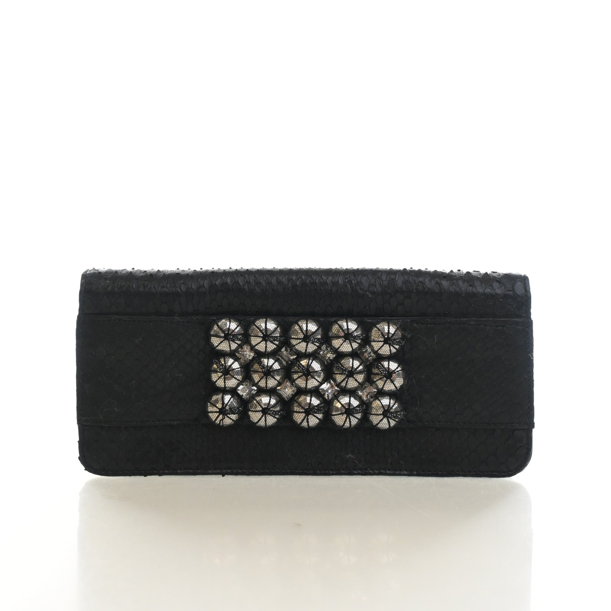 Chanel Python Mesh Clutch