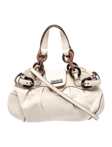 Leather Top Handle Bag