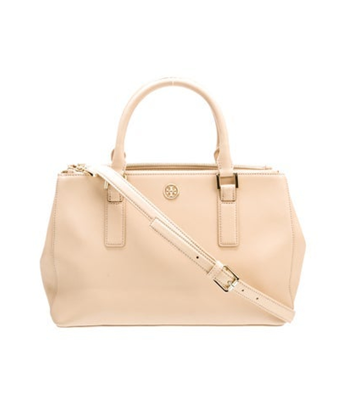 Tory Burch Burch Saffiano Leather Crossbody Bag