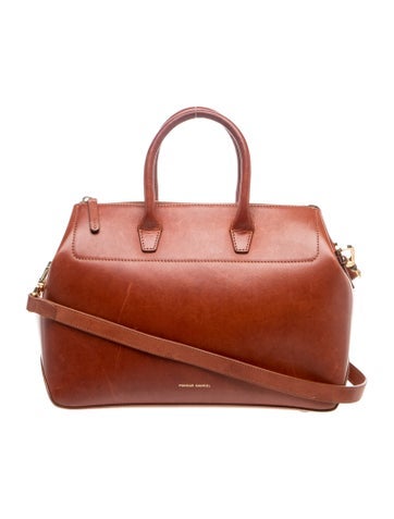 Leather Top Handle Bag