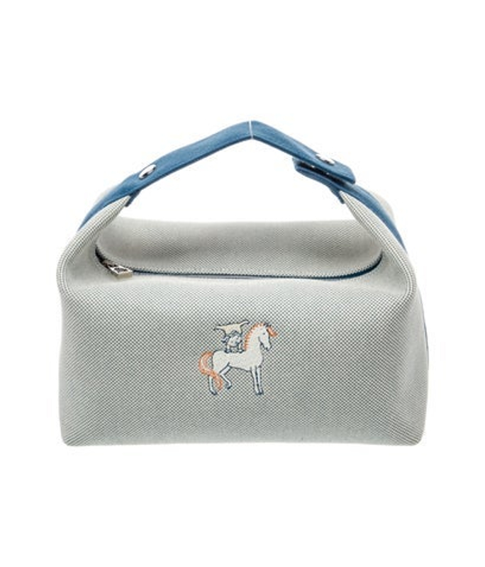 Hermes Large Toile Bride A Brac Cabriole Case