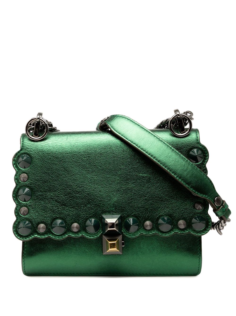 2010-2025 Small Leather Scalloped Kan I crossbody bag
