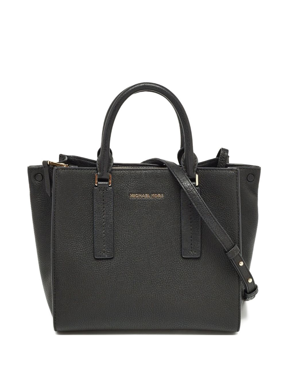 Pre-owned leather tote bag
