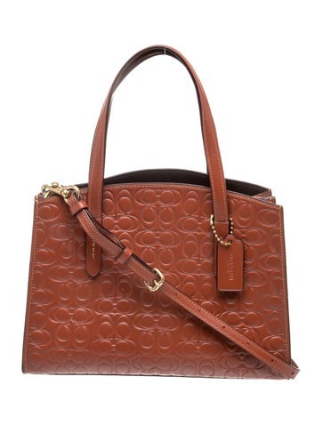 Leather Top Handle Bag