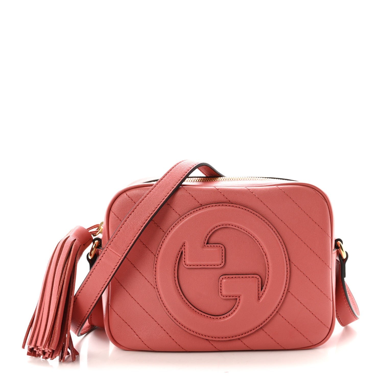 Gucci Sakai Be Green Calfskin Diagonal Stitched Small Blondie Shoulder Bag Gorgeus Grace
