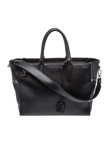 Leather Top Handle Bag