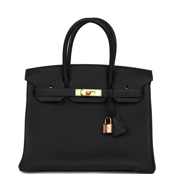 Hermes Hermes Birkin 30 Caban Togo Rose Gold Hardware