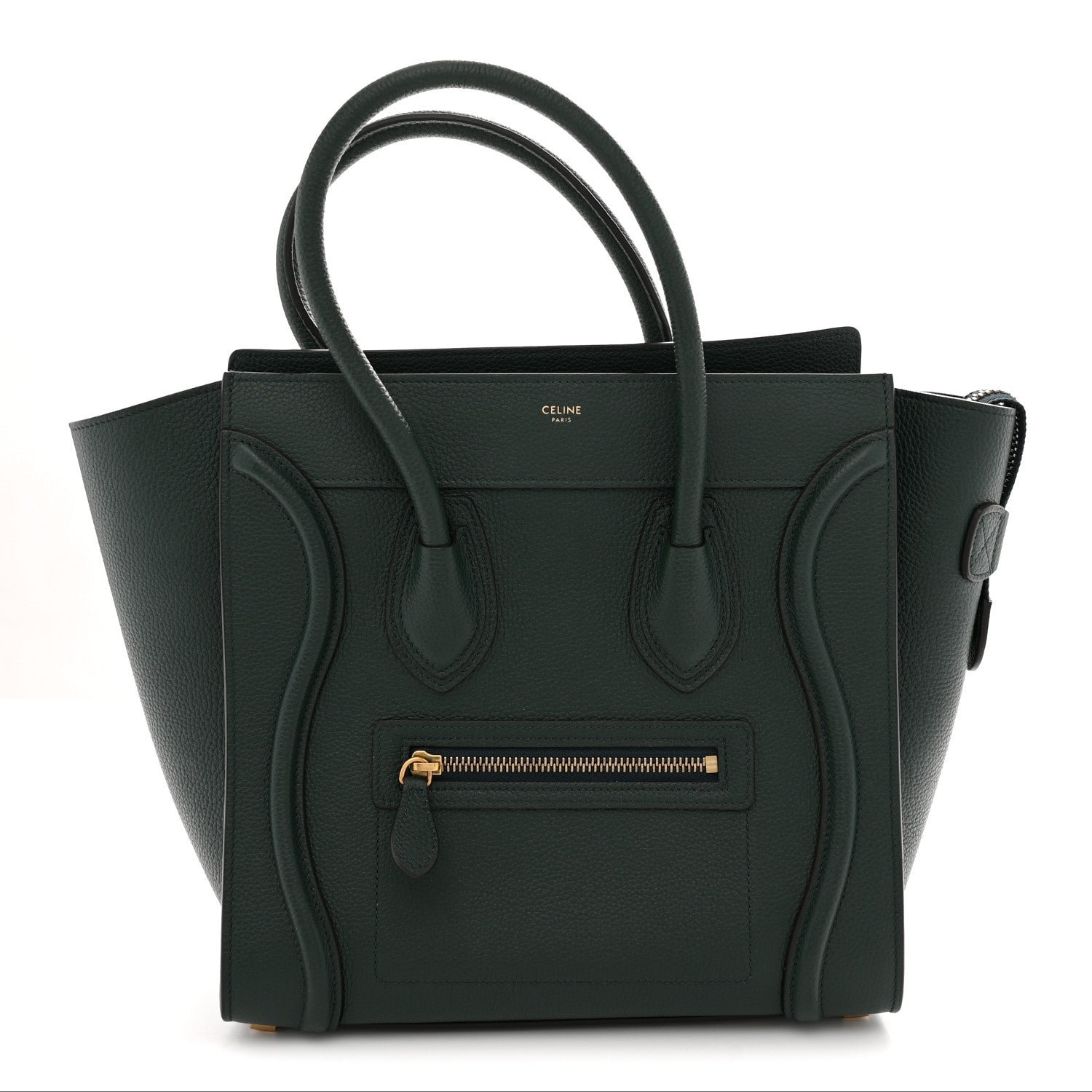 Celine Celine Drummed Calfskin Micro Luggage Amazone