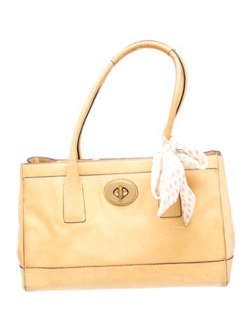 Leather Top Handle Bag