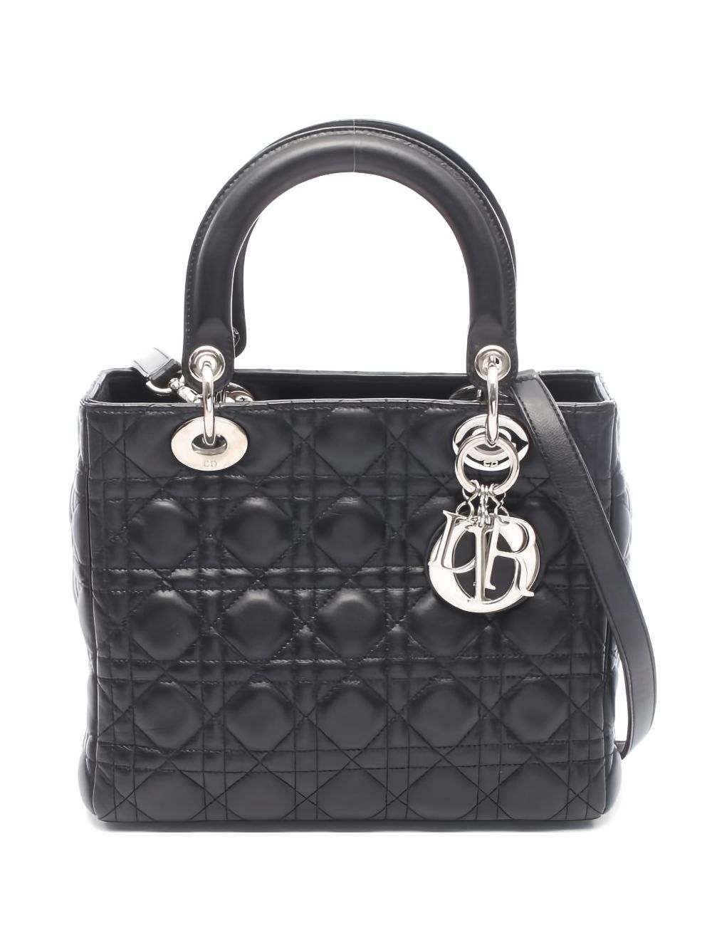 2010's quilted leather tote bag