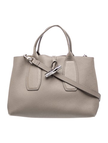 Leather Top Handle Bag