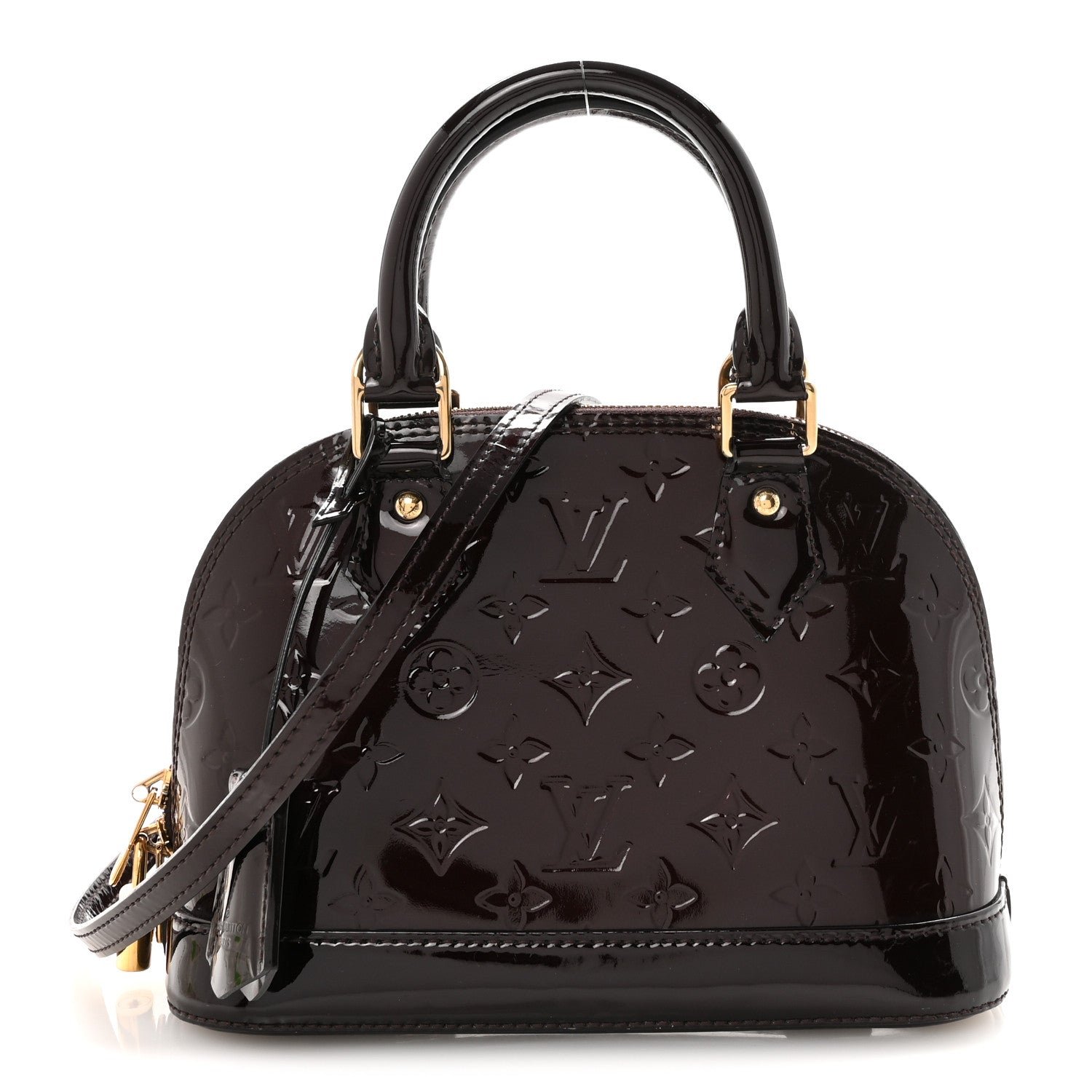 Louis Vuitton Vernis Alma BB Amarante