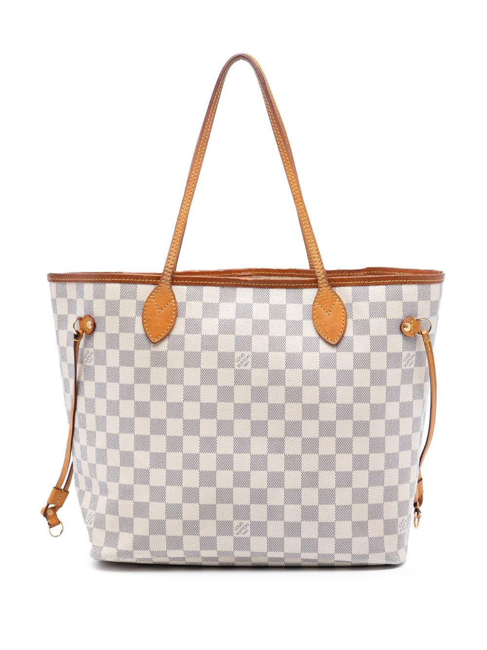 2014 Damier Azur Neverfull MM tote bag