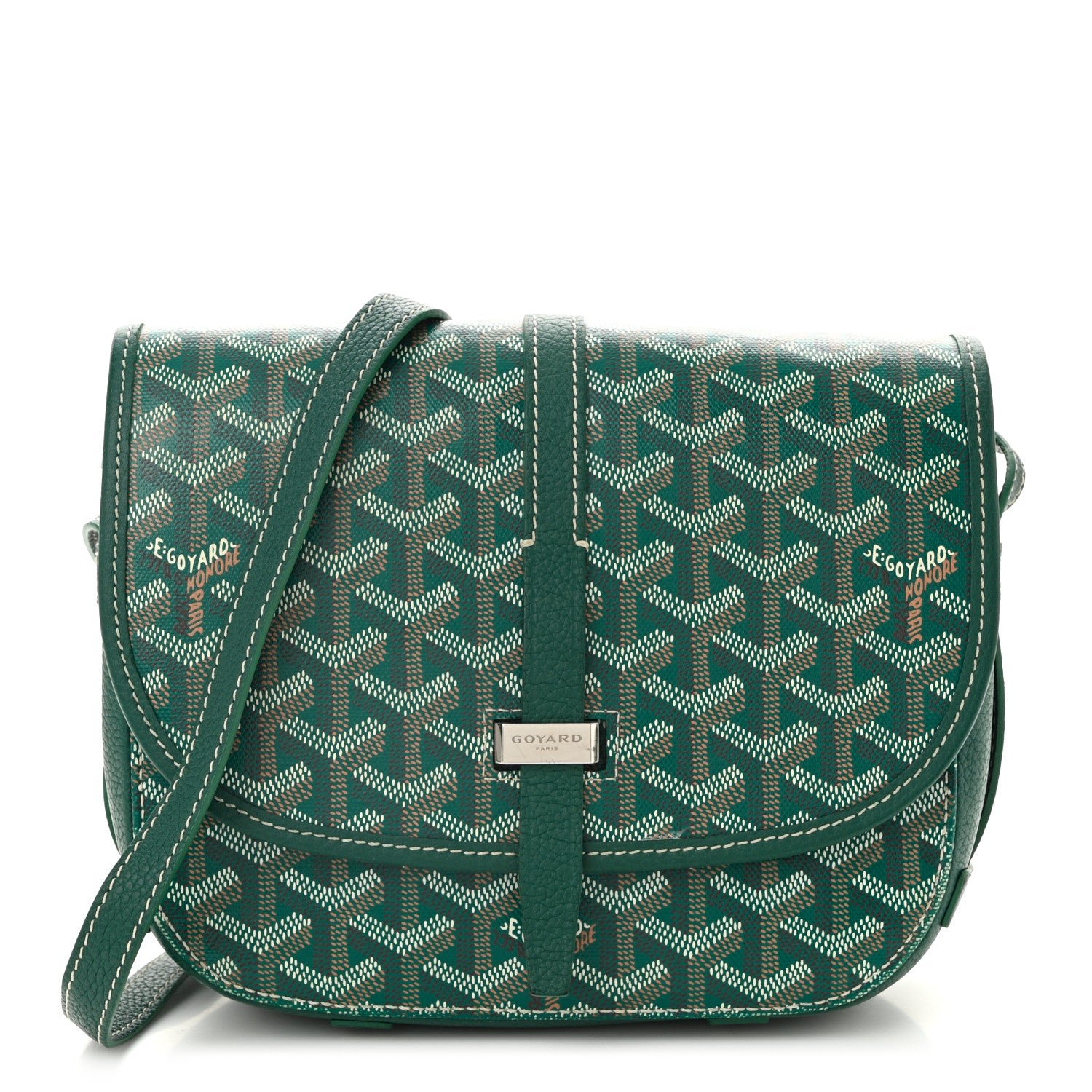 Goyard Goyardine Belvedere II PM Messenger Bag Green
