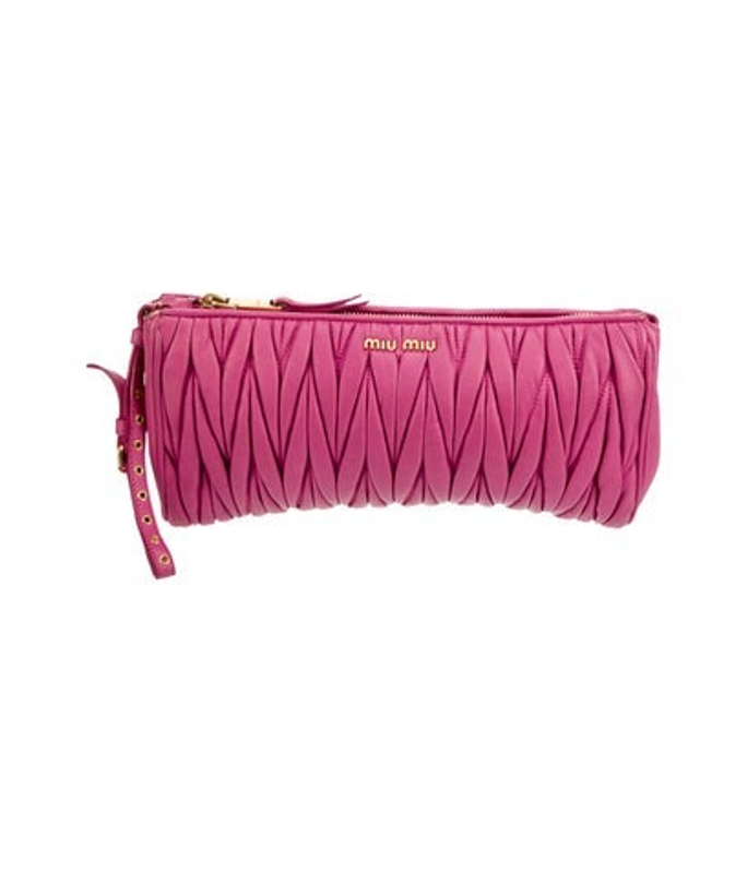 Miu Miu Miu Leather Clutch