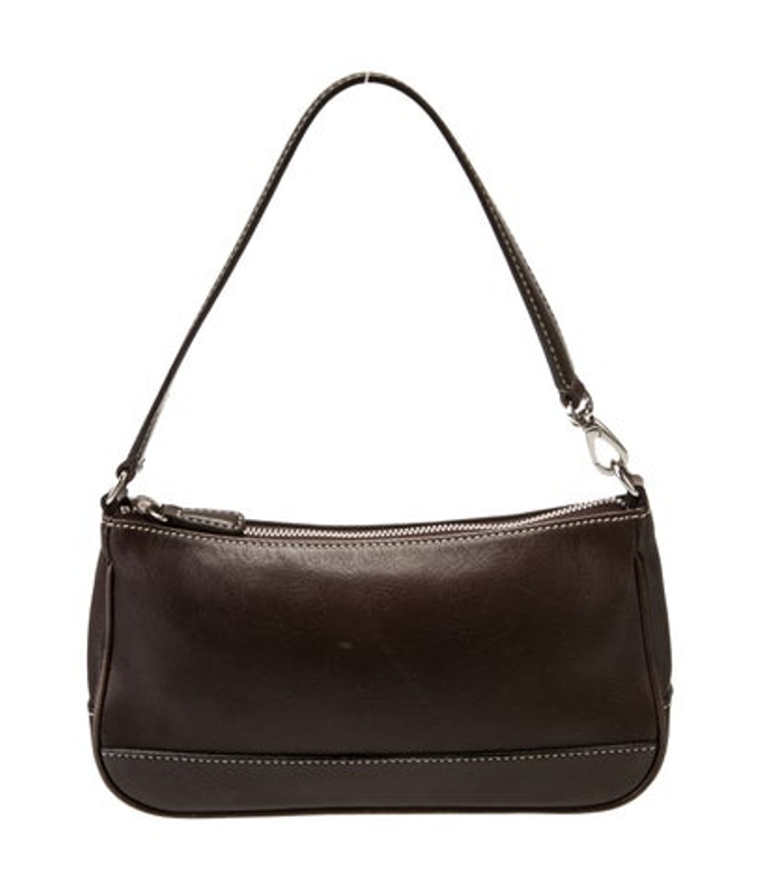 Coach Leather Top Handle Bag