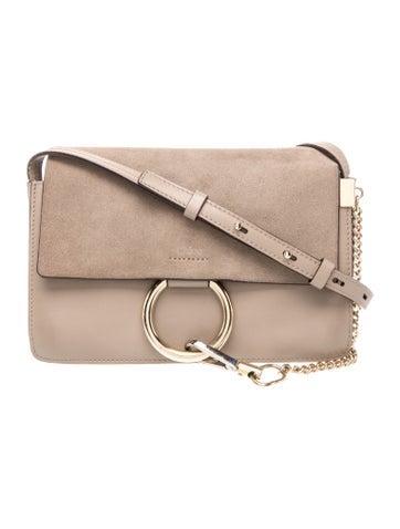 Leather Chloe Faye Shoulder Bag Small
