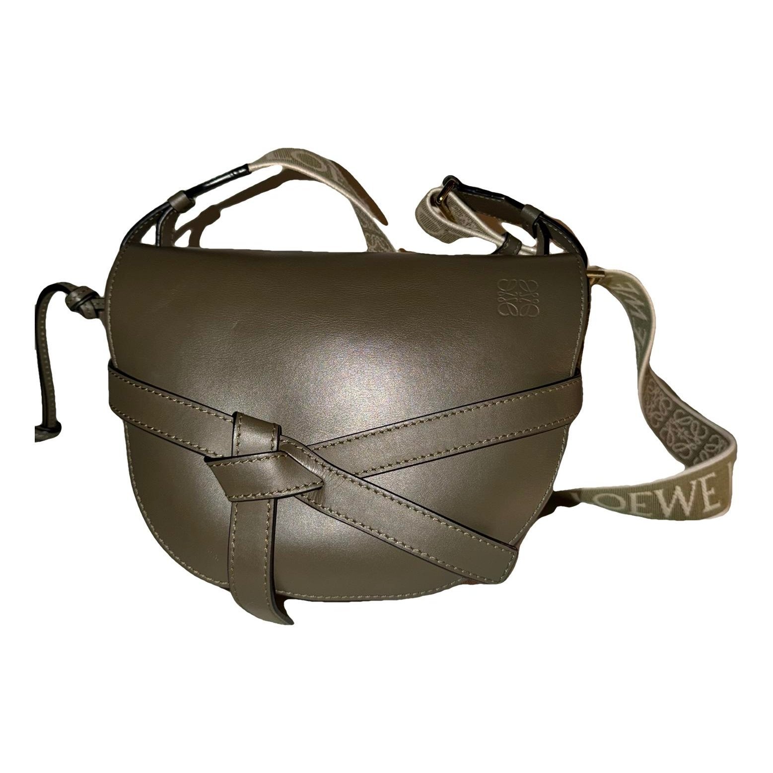 Gate leather crossbody bag