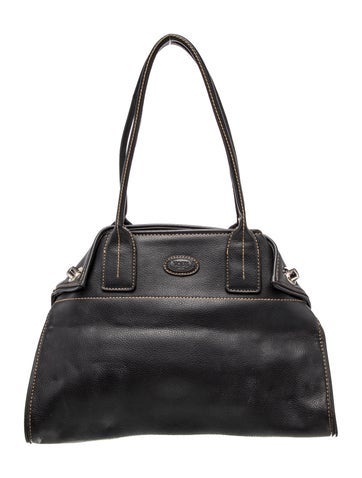 Leather Top Handle Bag