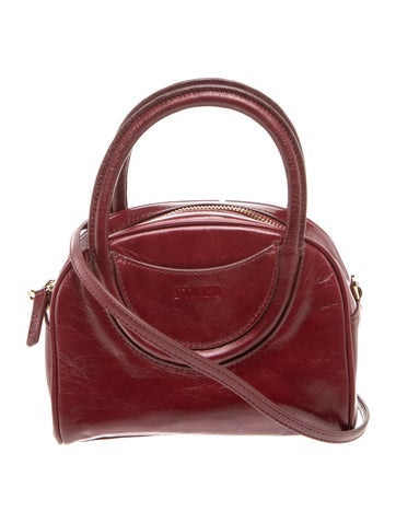 Leather Top Handle Bag