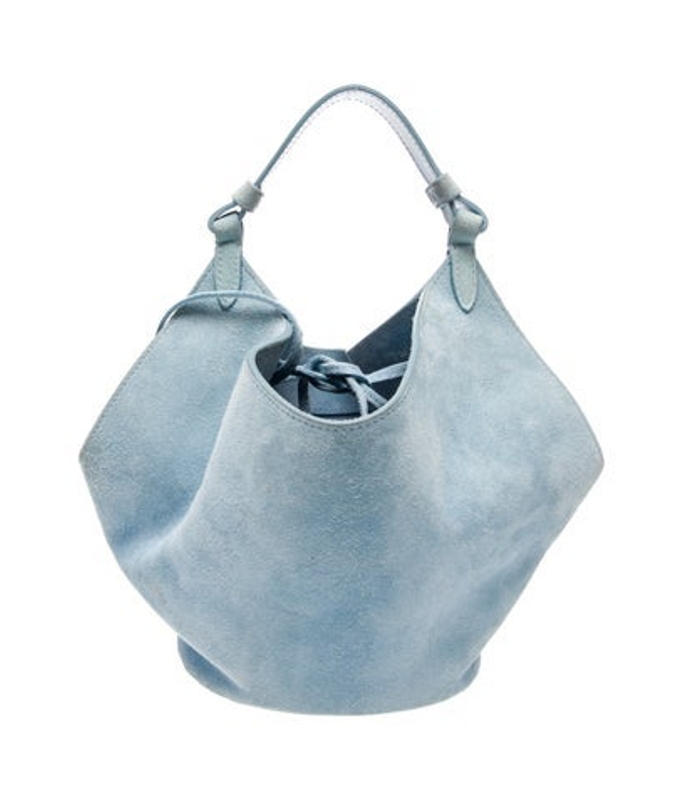 Khaite Suede Top Handle Bag