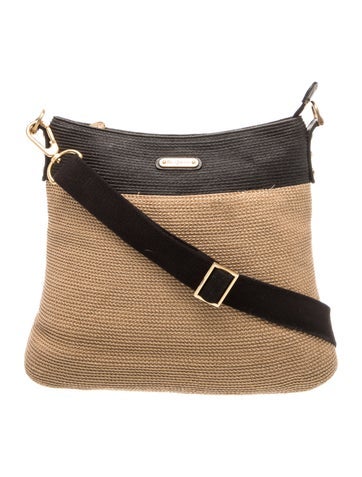 Straw Messenger Bag