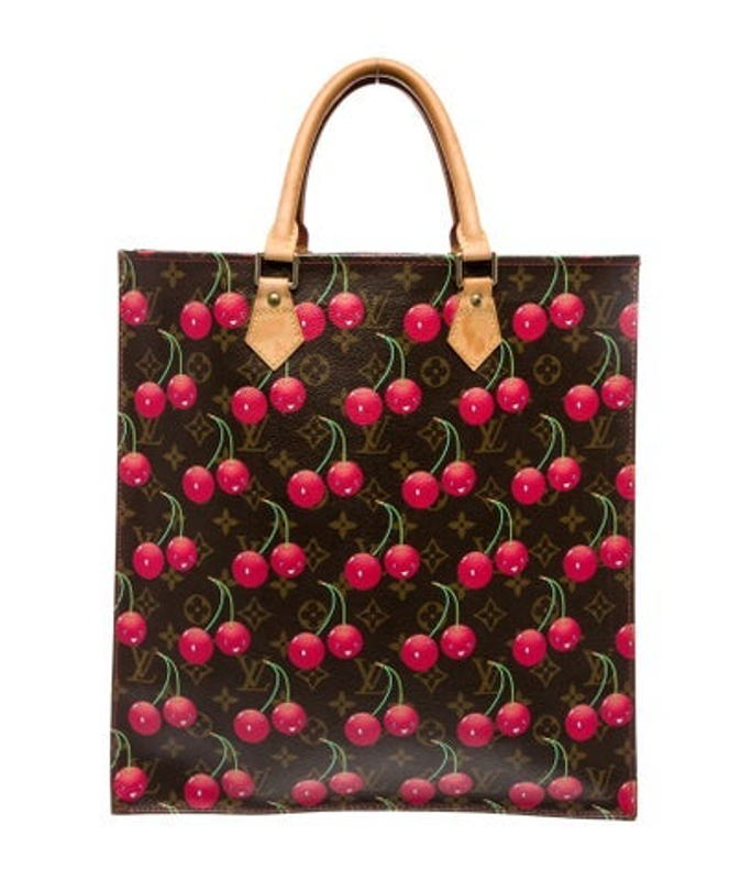 Louis Vuitton Vuitton Monogram Cerises Sac Plat Vintage