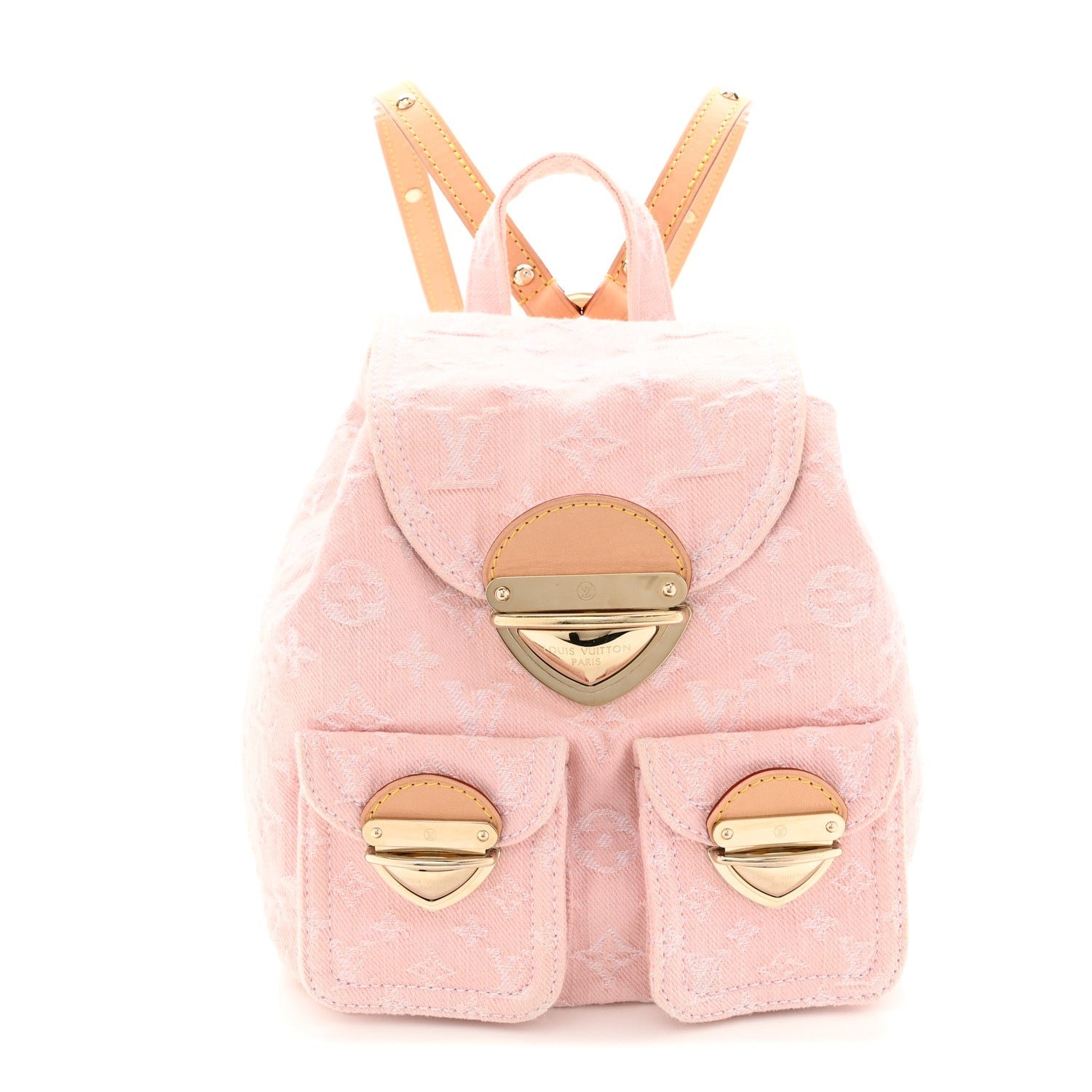 Louis Vuitton Denim Venice Backpack Washed Pink