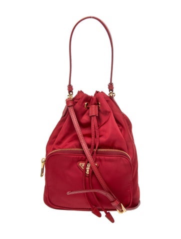 Tessuto Nylon Bucket Bag