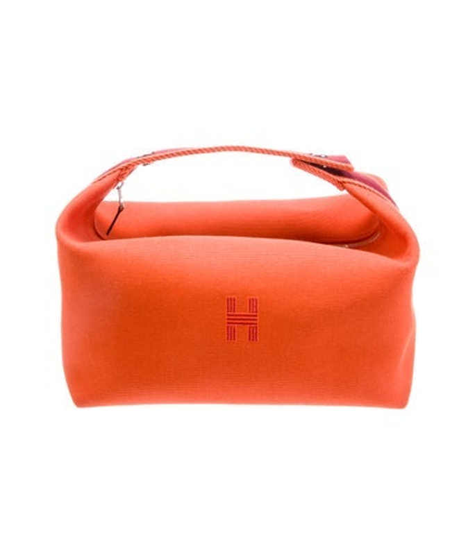 Hermes Large Toile Bride A Brac Travel Case