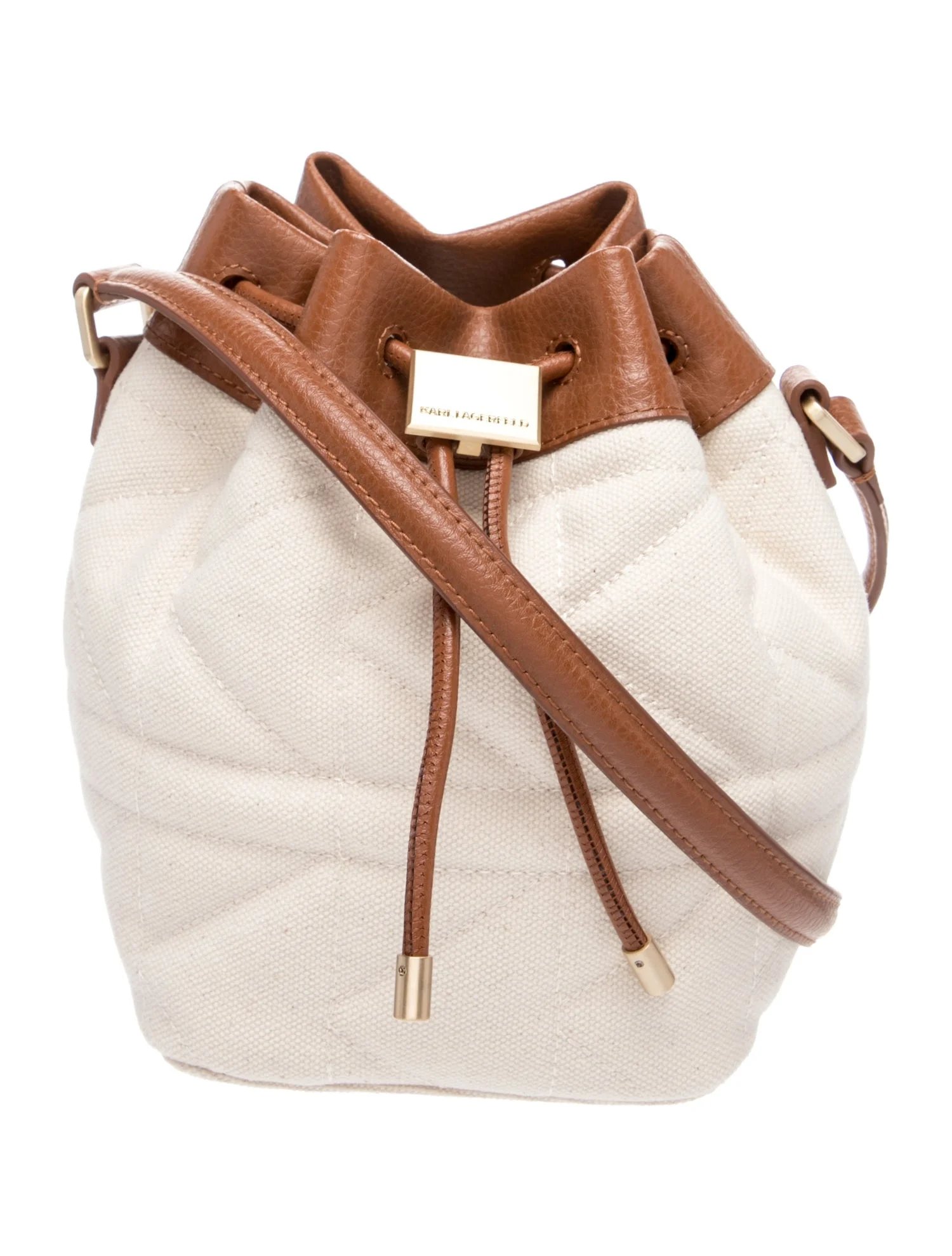 Karl Lagerfeld Canvas Bucket Bag