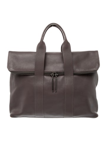 Leather Top Handle Bag