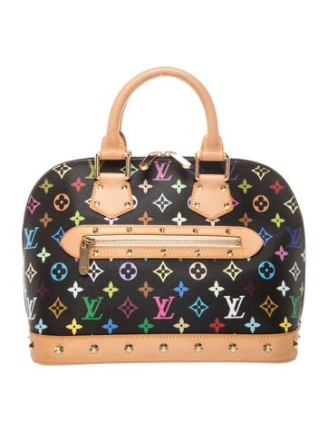 Multicolore Monogram Alma PM